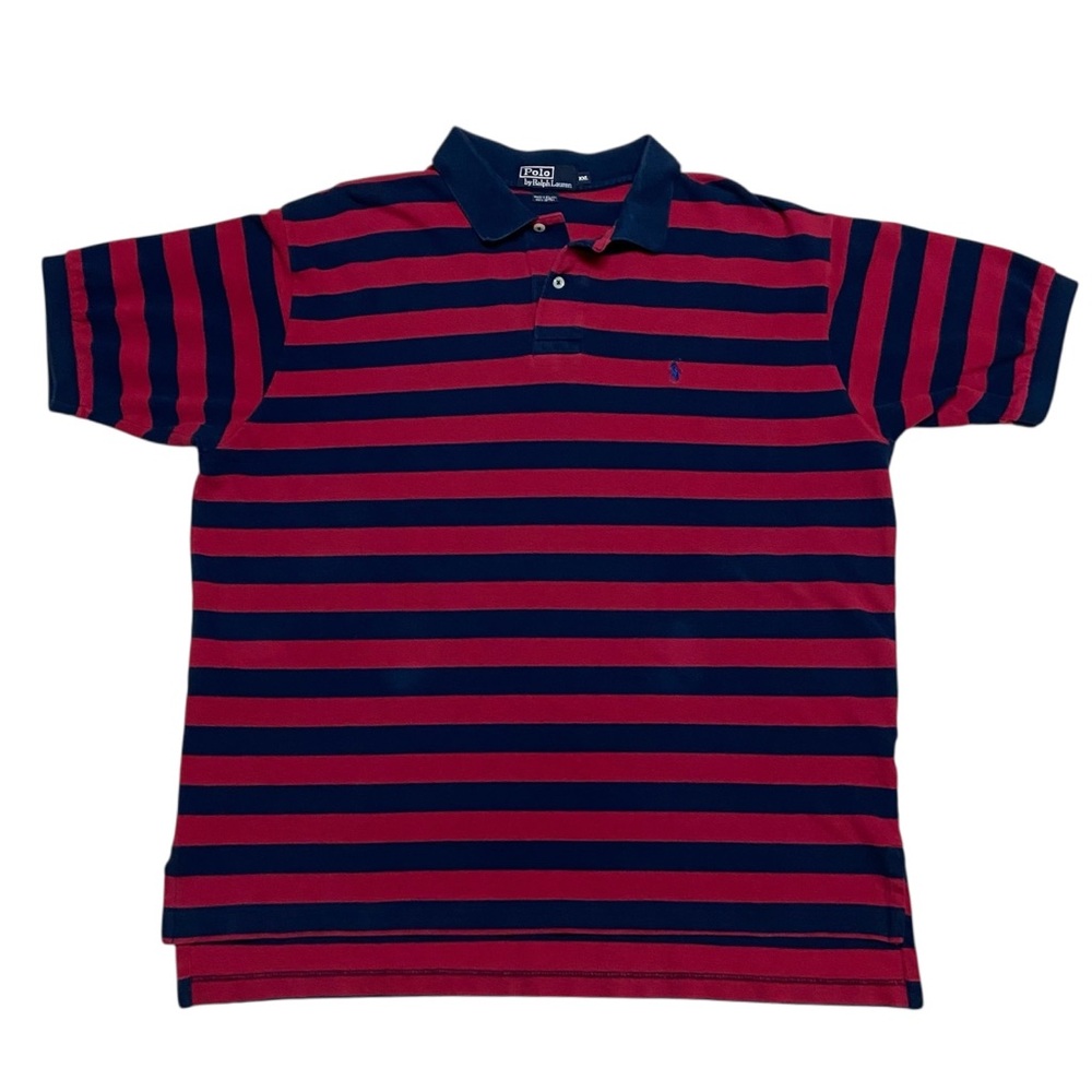 Vintage Polo Ralph Lauren Polo Men’s XXL Red & Navy Shirt